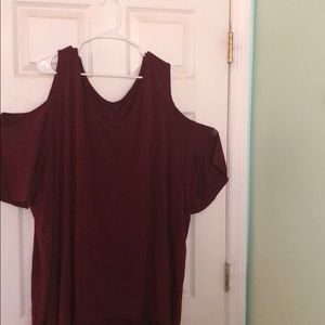 Cold shoulder t-shirt